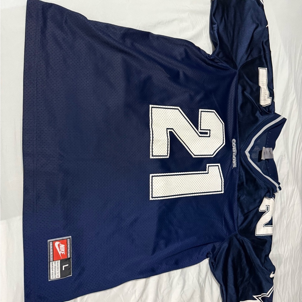 Nike Blue Football Jersey Sanders Large